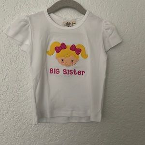 Big Sister tee 🩷💛🤍 - NWT